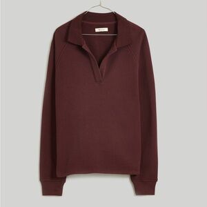 Madewell Betterterry Polo Sweatshirt